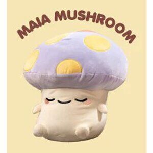 RARE Smoko Maia Mushroom Mini Mochi Plush